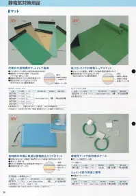 ガードナー SE7025 PFカラーセイデンマット（グリーン） 作業台や保管棚のマットとして最適。静電気対策用品。補強用クロス採用で強度・寸法安定性・フラット性に優れています。表面は特殊加工で光の反射を軽減します。※付属品のアース線（SKY-8E）を用いて裏面（黒色面）からアースに接続してご使用ください。 ※この商品は、ご注文後のキャンセル・返品・交換ができませんので、ご注意下さいませ。※なお、この商品のお支払方法は、先振込（代金引換以外）にて承り、ご入金確認後の手配となります。 関連情報 カタログ 35ページ