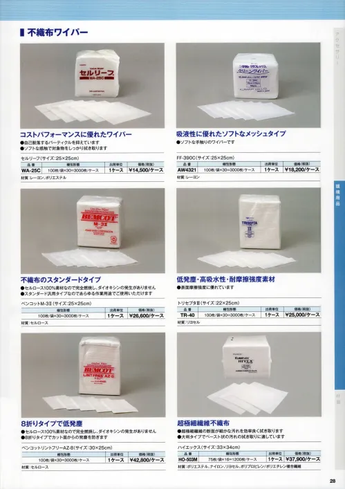 【人気沸騰】 食品白衣jp トリセプタIII（3000枚入 不織布ワイパー デュエルマスターズ
