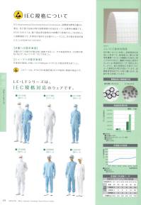 ガードナー LF1020 サイドファスナークリーンスーツ ELESC-LFエレスエルエフ導電層を繊維の表面に用いた逆芯鞘ベルトロンをグリッド状に織り込むことにより、静電気拡散性を高めました。■ ウエストゴム仕様■ 裾ゴム仕様IEC規格についてIEC(International Electrotechnical Commission、国際電気標準会議)は、電気、及び電子技術分野の国際規格の作成を行っている標準化機関です。IEC61340 5-1、5-2は電子部品等を静電気の影響から保護することを目的とした国際規格です。作業者が着用する衣服やシューズには、次の要求事項を満たすことが定められております。【衣服への要求事項】衣服の全ての部分が電気的に連続であること、その表面特性は、2点間の抵抗（Rp）が、Rp≦1×10^12(Ω)であり、点間抵抗Rp>1×10^10（Ω）の場合には、減衰が初期値（Max.1000V）から10％まで2秒未満。LE・LFシリーズは、IEC規格対応のウェアです。※レベル2（クラス100）対応。女性の場合は2サイズダウンでご指定ください。※この商品は、格子状に制電糸が入っています。※この商品は、ご注文後のキャンセル・返品・交換ができませんので、ご注意下さいませ。※なお、この商品のお支払方法は、先振込（代金引換以外）にて承り、ご入金確認後の手配となります。 関連情報 カタログ 19ページ