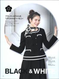 ユーファクトリー M43021 ジャケット MARY QUANT × U-FACTORYロンドン生まれのファッションブランド、「マリークヮント」と「ユー・ファクトリー」のコラボレーションが実現。●Whats MARY QUANT？■60年代の流行の発信地ロンドンチェルシーが出発点「MARY QUANT」は、デザインのマリー・クヮントと後の夫アレキサンダー・プランケット・グリーンが、友人とともにロンドンに開店したブティック「バザー」が始まり。マリーの自由な開発から生まれる服が、多くの若者やセレブを魅了しました。■ミニスカートを世に送り出し女性の社会進出にも貢献古いルールに縛られないマリーのデザインは、当時のイギリスのストリート文化と相まって、モッズルックというファッションスタイルの先駆けに。1950年代に発表したミニスカートは世界的なブームとなり、女性の社会進出の象徴とも捉えられるようになりました。■落書きから偶然生まれたデイジーのアイコン「MARY QUANT」を象徴するデイジーのアイコン。これは初めからあった訳ではなく、マリーが服のデザイン画にいたずら描きしているうちに生まれ、後にトレードマークとして定着したのです。■メイクもファッションの一部。その考えから化粧品の販売へ1966年には、頭からつま先までトータルコーディネートしたい、との考えからコスメティクスも発売。ファッションの考え方を取り入れたメーク用品が世界中で反響を呼び、特に日本で大人気を博しました。■日本から受けた多大なインスピレーション1972年以来、幾度も日本を訪れているマリー。着物の美しさや心のこもったおもてなし、繊細な和食の盛りつけなど、「マリークヮント」は日本の多くのものにインスパイアされています。 関連情報 カタログ 256ページ