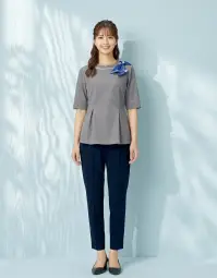 アルファピア AR7619-3 ノーカラーポロシャツ(五分袖) 関連情報 カタログ 37ページ