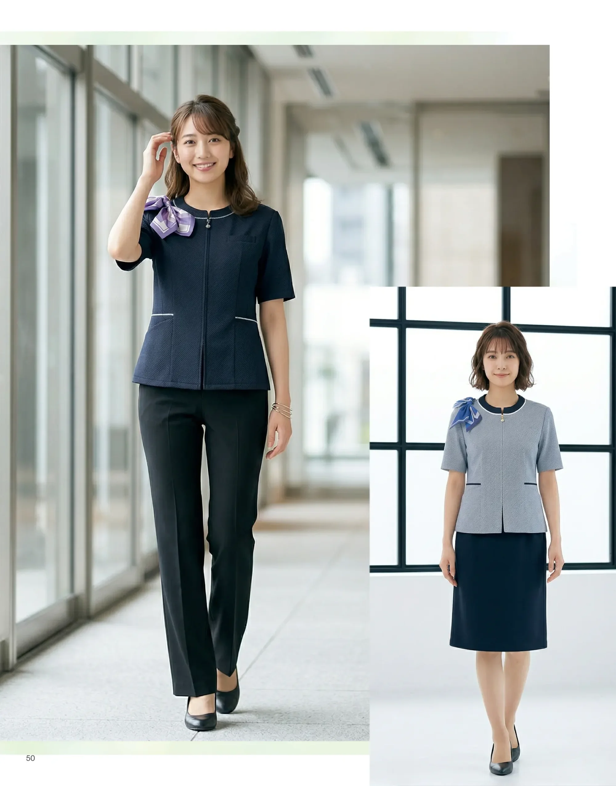 アルファピア AR7616-3 オーバーブラウス(半袖) 関連情報 カタログ 50ページ