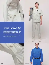 アルトコーポレーション BX902 半袖ブルゾン 荷重分散パネルポケットの収納物の荷重を身頃を形成しているパネル面とそれを囲む構造線に分散させ、着用時に肩まわりで負荷を支える仕組み。また、パネル面を二重構造にすることにより収納物を安定させ、荷重を面で支えることができる。これらにより、荷重の分散を可能にしている。ストレスフリー60人間工学の理論に基づいた独自の分析により、腕の前方向斜め60度角までの運動性をストレスフリーの範囲と設定。この範囲での動作において、腕付け周りのストレスはなく、裾部が上下する煩わしさも解消されている。 関連情報 カタログ 69ページ