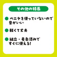 アーテック 2421 カラーなるこ（着色済） 振るとパチパチ音が鳴る、楽しい両面タイプのなるこです。組立済みのなるこです。裏・表に3連のバチが付き、とてもよく鳴ります。とっても安い！！すぐに使える着色済み。バチがはずれないよう、木ネジで補強しました。ネジ止め加工で頑丈！各色裏表3連バチ付き両面タイプ。※1個入りです。※この商品はご注文後のキャンセル、返品及び交換は出来ませんのでご注意ください。※なお、この商品のお支払方法は、前払いにて承り、ご入金確認後の手配となります。 関連情報 カタログ 275ページ