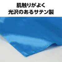 アーテック 18858 ソフトサテン スカーフ 青 アレンジ無限大！光沢がきれいなサテンスカーフ！光沢のあるサテン生地が美しいスカーフです。上品なツヤ感と発色の良さが魅力で、首元に巻いてリボンやネクタイ風にしたり、髪に結んでヘアアレンジに使ったりと、アレンジは自由自在。衣装のワンポイントとしても使えます。アスコットタイ、ネクタイ、リボンなど、結び方によって印象が変わるので、発表会やイベント、ダンスや舞台衣装にもぴったり！衣装の華やかさがぐっとアップします。幅広い用途で活躍する、持っておきたい万能アクセサリーです。お使いのモニター設定、お部屋の照明等により実際の商品と色味が異なる場合がございます。※この商品はご注文後のキャンセル、返品及び交換は出来ませんのでご注意下さい。※なお、この商品のお支払方法は、前払いにて承り、ご入金確認後の手配となります。 関連情報 カタログ 419ページ