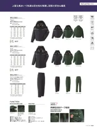 旭蝶繊維 E61000 ブルゾン（裾シャーリング） 関連情報 カタログ 152ページ