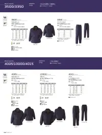 旭蝶繊維 4015 パンツ（後ろシャーリング） 関連情報 カタログ 167ページ