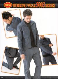 アタックベース 5007-1 ストレッチカーゴパンツ（50071） WORKING WEAR 5003 SERIES 関連情報 カタログ 28ページ