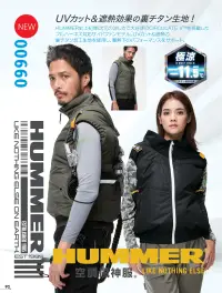アタックベース 09900 HUMMER 空調風神服チタンベスト(ファン・バッテリー別売) UVカット＆チタン遮熱効果で-11.5℃！新次元の涼しさで大好評のCIRCULATE V™を搭載したフルハーネス対応サイドファンモデル。特徴・炎天下から守る裏チタン加工・新次元の涼しさ！脇にCIRCURATE V™を搭載・両脇ポケット、右胸ポケットで収納力抜群・首裏を風が吹き抜ける立体風気路・保冷剤ポケット付きなので更に涼しく・背もたれに干渉しにくいサイドファン仕様・高所作業も安心なフルハーネス対応※チタン加工の特性上、摩擦や洗濯に弱く、チタン脱落の恐れがございます。※この製品に漂白剤(塩素系、酸素系)は絶対に使用しないでください。※ご使用の際にはファン・バッテリーをお買い求めください。すぐに使えるスターターキットがおすすめです。仕様品番:09900品名:HUMMER 空調風神服チタンベストサイズ:S，M，L，LL，3L，4L，5L（10.アドレナリンレッドは数量限定カラーのためM～3Lのみとなります） 関連情報 カタログ 92ページ