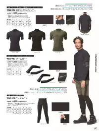 アタックベース 79115 長袖コンプレッション 関連情報 カタログ 67ページ