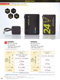 アタックベース RD9680G 30Vバッテリーセット GL-2 関連情報 カタログ 84ページ