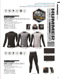 アタックベース 03515 HUMMER レヴスキンズコンプレッション 関連情報 カタログ 181ページ