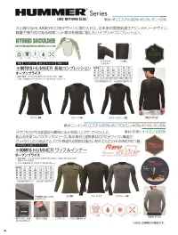 アタックベース 907015 HUMMER 長袖コンプレッション 関連情報 カタログ 184ページ