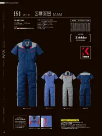 山田辰 KM-253 ツヅキ服（半袖）(12-KM-253) 関連情報 カタログ 67ページ