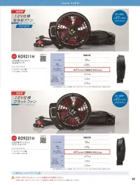ビッグボーン RD9211H 12V仕様ファンセット（ななめタイプ） 関連情報 カタログ 85ページ