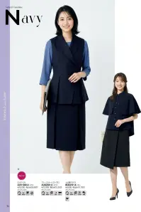 ボンオフィス AUS2301 プリーツスカート（ロング丈） 関連情報 カタログ 36ページ