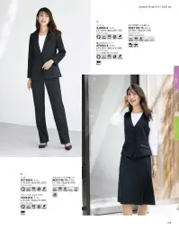 ボンオフィス AS2340 プリーツスカート（ロング丈） 関連情報 カタログ 165ページ