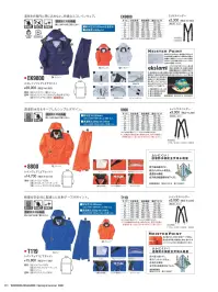 中塚被服 T119 レインウェアー 関連情報 カタログ 111ページ