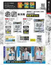 コーコス信岡 GI-46411 北極 -10℃ 保冷剤 150g（1個） 関連情報 カタログ 157ページ