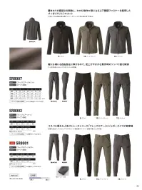イーブンリバー SR8001 フレックスエアージョガー 関連情報 カタログ 25ページ