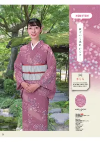 風香 KI-1085 単位着物（桜ぼかし流れ） 華やかに好印象が香り立つ。伝統が華やぐ着物スタイル。優雅な気品とひとクラス上のゆとりを演出。装う方の凛とした美しさとさりげないお店のセンスの良さを語ります。美しい、和の装い。「心をつくしたおもてなし」でお迎えするお客様に、豊かな時間をご提供するお仕事。大切なお客様の満足度を高め、充実した時間を過ごしていただきましょう。※二部式仕立てにできます。加工費・納期はお問合せ下さい。※この商品は受注生産になります。※受注生産品につきましては、ご注文後のキャンセル、返品及び他の商品との交換、色・サイズ交換が出来ませんのでご注意くださいませ。※受注生産品のお支払い方法は、先振込（代金引換以外）にて承り、ご入金確認後の手配となります。 関連情報 カタログ 56ページ