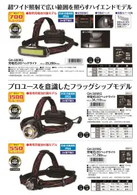 福徳産業 GH-280RG 充電式LEDヘッドライト 超ワイド照射で広い範囲を照らすハイエンドモデル仕様品番:GH-280RG品名:充電式LEDヘッドライト明るさ:700ルーメン付属品すべり止め付きヘッドバンド保護カバー ×2ヘルメットホルダー ×4USB Type-Cケーブル（50cm）専用ACAアダプター（5V/2A）専用充電池  関連情報 カタログ 1007ページ