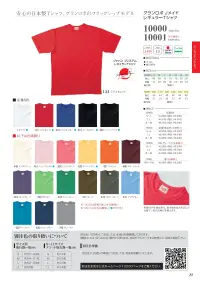 グランロボ 10000-A グランロボJメイドレギュラーTシャツ（ADULT SIZE） 関連情報 カタログ 22ページ