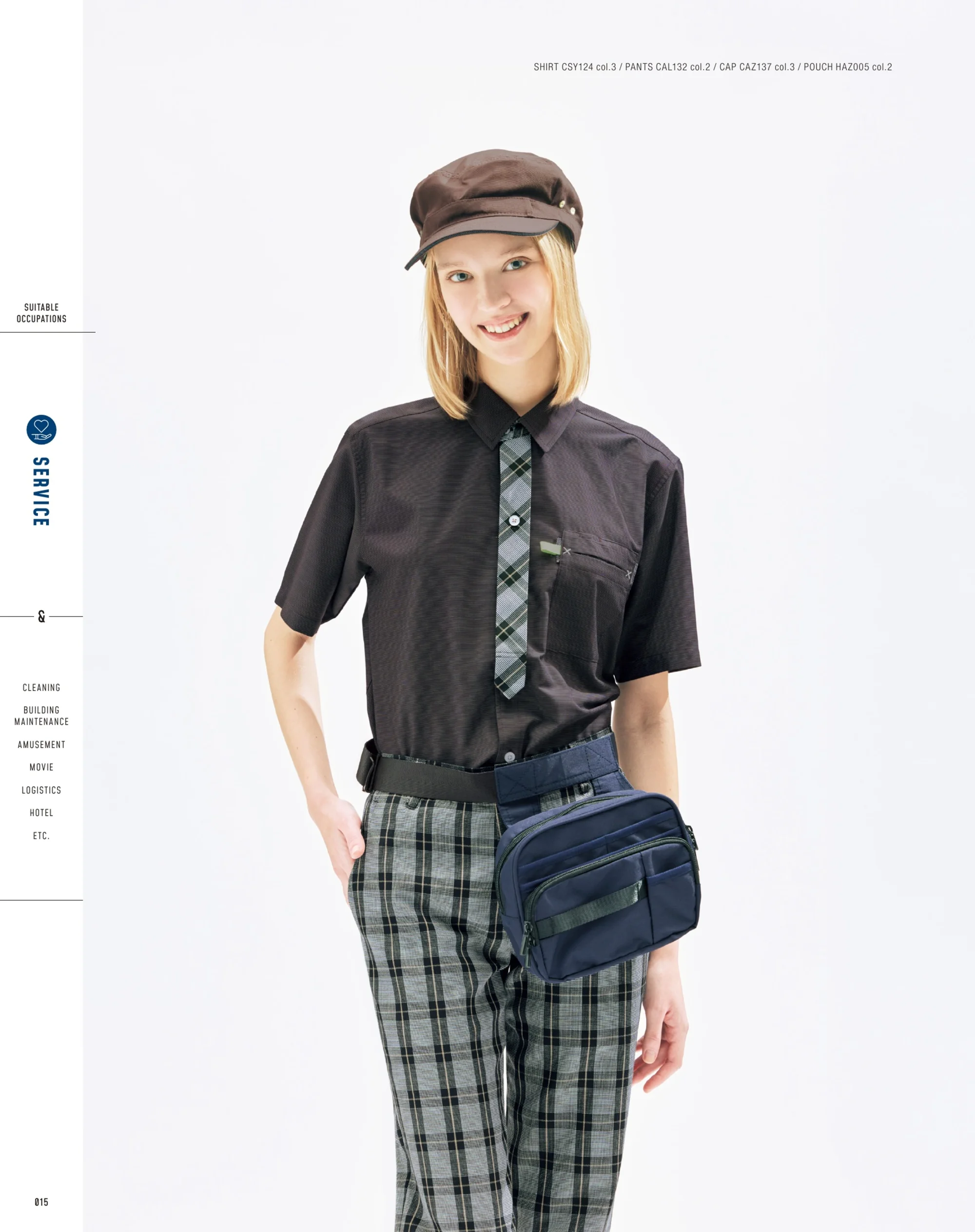 ハンズオン CSY124 半袖シャツ 関連情報 カタログ 15ページ