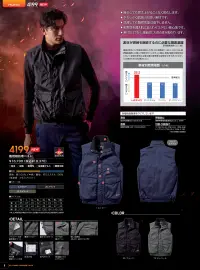 村上被服 4199 難燃軽防寒ベスト 関連情報 カタログ 8ページ