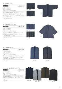 伊田繊維 2047 たてスラブ袖無し綿入袢天 関連情報 カタログ 25ページ