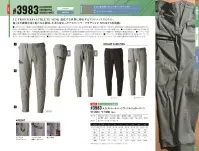 アイズフロンティア 3983 A.D.ストレッチバックワッフルジョガーパンツ 関連情報 カタログ 57ページ