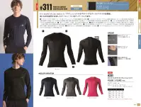 アイズフロンティア 311 ポイントコンタクトコンプレッションシャツ 関連情報 カタログ 167ページ