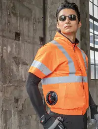 クロダルマ 268921 高視認反射半袖ジャンパー（ファン・バッテリー別売） 関連情報 カタログ 7ページ