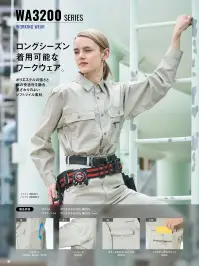 サンエス WA329 長袖トリカットシャツ 関連情報 カタログ 97ページ