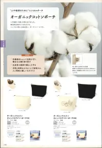 トレードワークス TR-1311-008 オーガニックコットン キャンバスデイリーポーチ（M） 関連情報 カタログ 190ページ