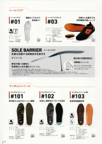 丸五 103 マンダムインソールSB #103 関連情報 カタログ 13ページ