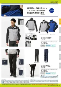 ミズノ F2JFA181 ワークパンツ【通年向け】 関連情報 カタログ 22ページ