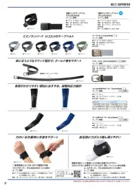 ミズノ F2JYB18209 樹脂バックルテープベルト（制電糸入り） 関連情報 カタログ 37ページ