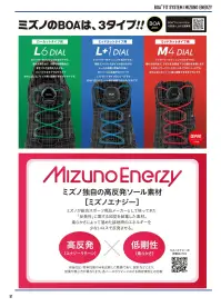 ミズノ F1GU240162 ミズノエナジーインソール 関連情報 カタログ 51ページ