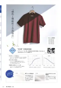 マスダ AIR-050 エアレット®キッズTシャツ 関連情報 カタログ 22ページ