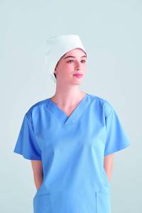 ナガイレーベン CS-502 女子手術帽（後ろゴム式）（2枚組） ※2枚組です。 関連情報 カタログ 1030ページ