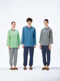 ナガイレーベン GJ-1583 患者用パンツ（男女兼用） 柔らかなニットを使用した、履き心地のやさしいパンツです。 関連情報 カタログ 4ページ