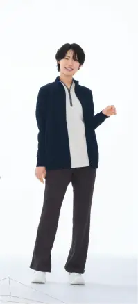 ナガイレーベン RJ-2470 ジップアップブルゾン（男女兼用） RJ-2470 ジップアップブルゾン（男女兼用）ちょっと見えるのがオシャレなんです、ジップアップブルゾン。 軽くて暖かく、ふわっと羽織れる防寒ジップアップブルゾンです。家庭用洗濯機で洗える清潔素材を使用し、軽くて暖かい羽織感覚の防寒ジップアップブルゾンです。裏側の衿付け線のラインと背ヨ-ク部分にタータンチェック柄の生地をあしらい、目に触れない箇所にも気を配り、付加価値としてオシャレ感をプラスしました。（男女兼用）サーキュラーニット(リブ)●極めて高い伸縮性能により、運動機能をサポートするとともに、快適な着用感を提供します。●特殊仕上により吸水、防汚効果を付加しています。 関連情報 カタログ 9ページ