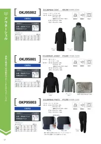 オンヨネ OKP95003 COLDBREAK PANTS 関連情報 カタログ 17ページ