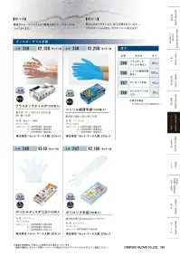 おたふく手袋 258 プラスチックディスポ（100枚入） 関連情報 カタログ 56ページ