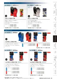おたふく手袋 A-385 13G天然ゴム背抜き手袋（10双入） 関連情報 カタログ 64ページ