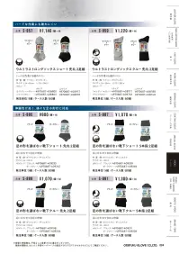 おたふく手袋 S-833 銀イオン5本指靴下(3足組×5組入) 関連情報 カタログ 84ページ