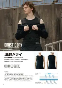 おたふく手袋 JW-579 BT ドラスティックドライ 前開きロングパンツ 関連情報 カタログ 37ページ