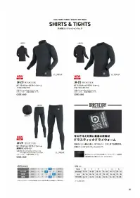 おたふく手袋 JW-272 BT ドラスティックドライ ウォーム クルーネックシャツ 関連情報 カタログ 40ページ