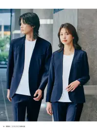 アイトス (ハイナック) 630020-090 ノーカラージャケット 関連情報 カタログ 35ページ